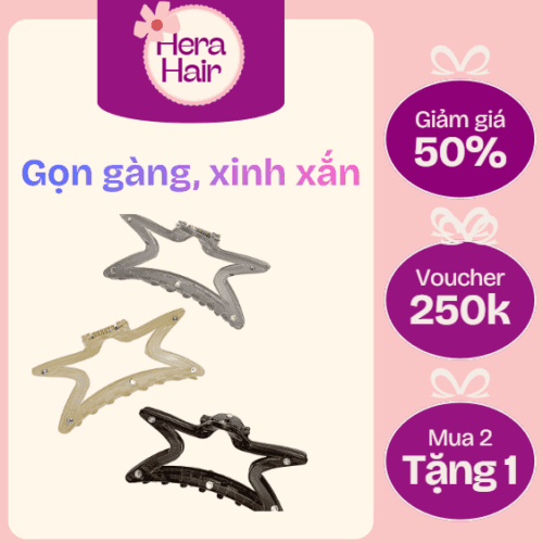 kẹp tóc sao