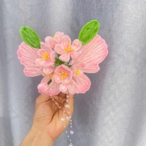 kẹp tóc kẽm nhung