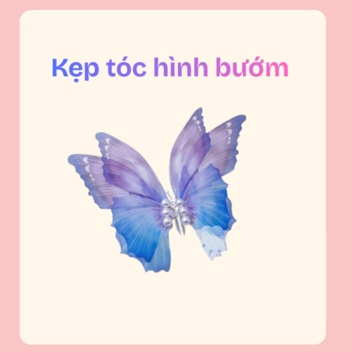 kẹp tóc hình bướm