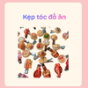 kẹp tóc đồ ăn