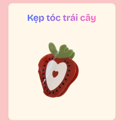 kẹp tóc trái cây