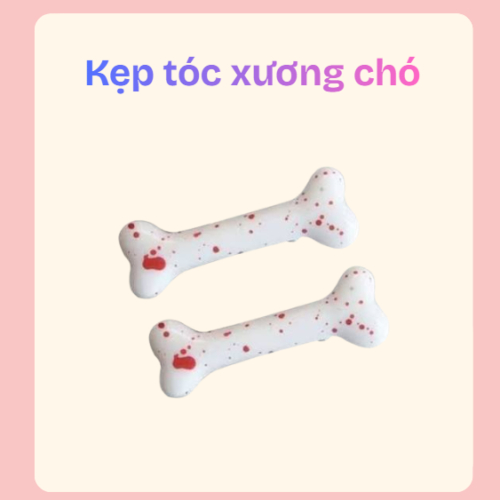 kẹp tóc xương chó