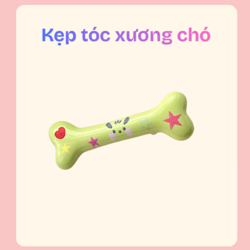 kẹp tóc xương chó