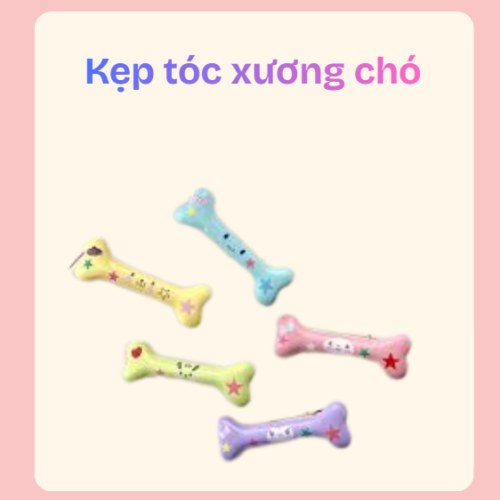kẹp tóc xương chó