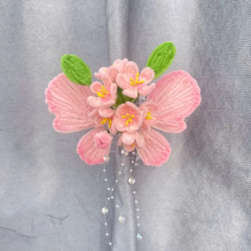 kẹp tóc kẽm nhung