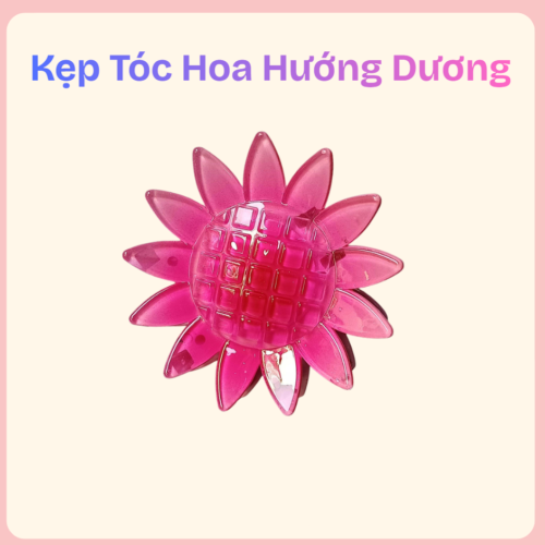 kẹp tóc hoa hướng dương