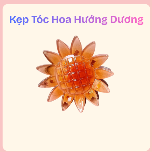 kẹp tóc hoa hướng dương