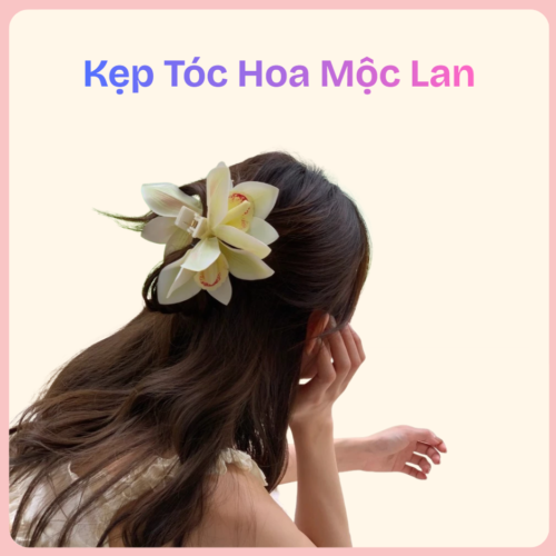 kẹp tóc hoa
