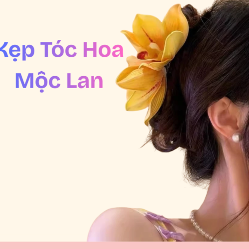 kẹp tóc hoa