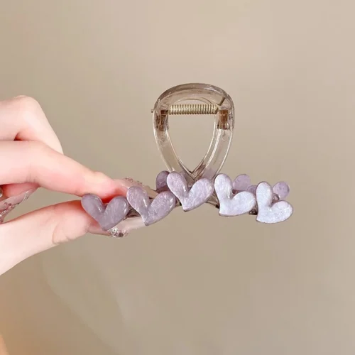 kẹp tóc trái tim