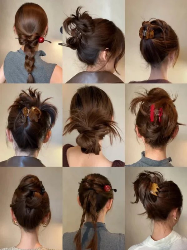 15 cách buộc tóc đẹp