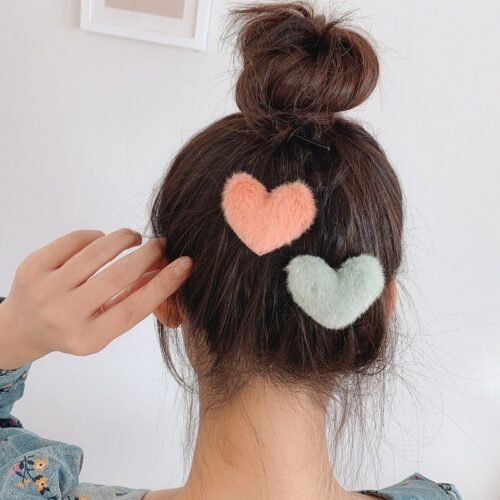 kẹp tóc trái tim