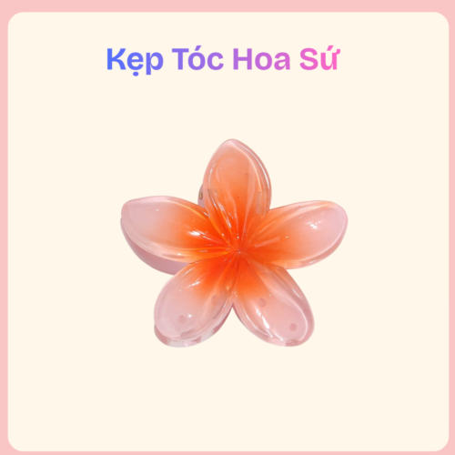 kẹp tóc hoa sứ