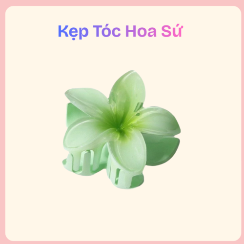 kẹp tóc hoa sứ