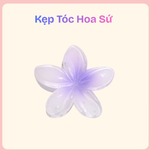 kẹp tóc hoa sứ