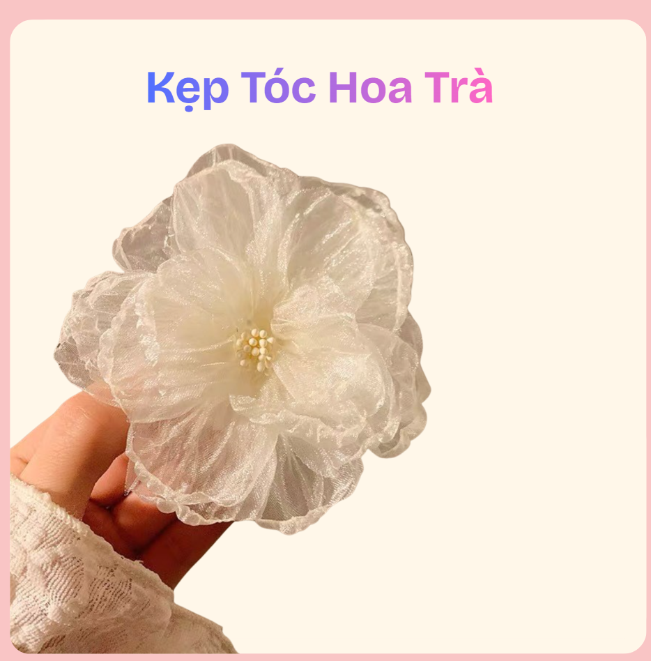 kẹp tóc hoa