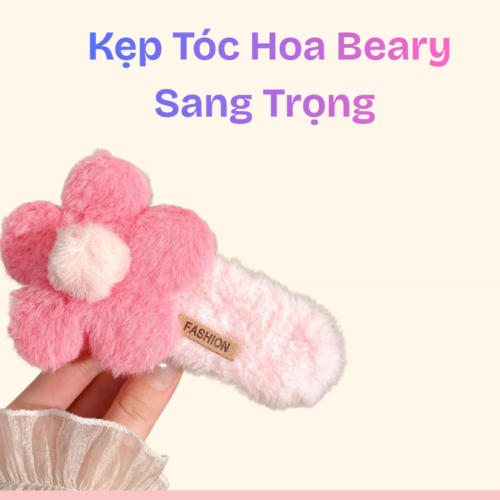 kẹp tóc hoa
